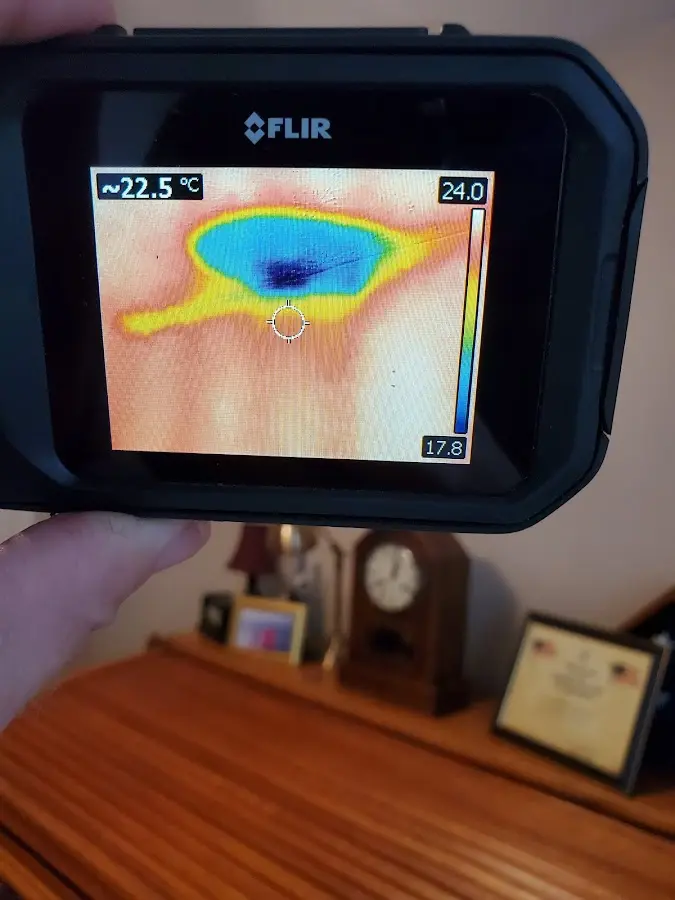 Thermal imaging inspection for water damage in Tittabawassee